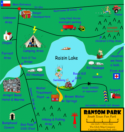Map of Ransom Park, Texas